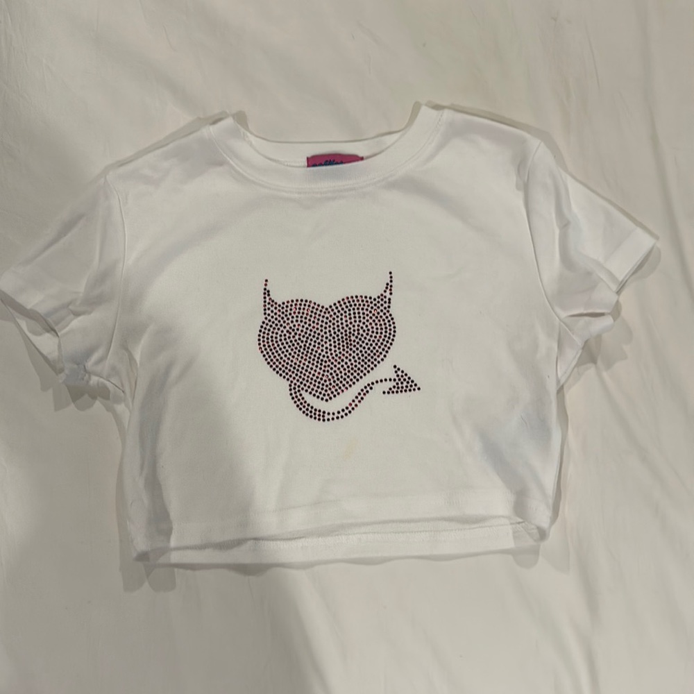 Edikted baby tee 💐 size XS, slightly worn